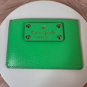Kate Spade Wellesley Graham
Card Case NWT & Gift Box Green Verna